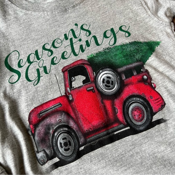 🆕 NWT Wes and Willy Season’s Greetings Christmas truck shirt - Picture 2 of 5